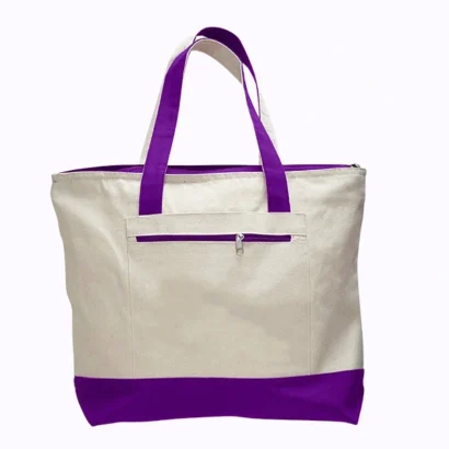 Custom Zipper Tote Bags